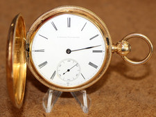 Antique E. Howard 18k Gold Series III Size N Key Wind/Set Pocket Watch 046WEI 