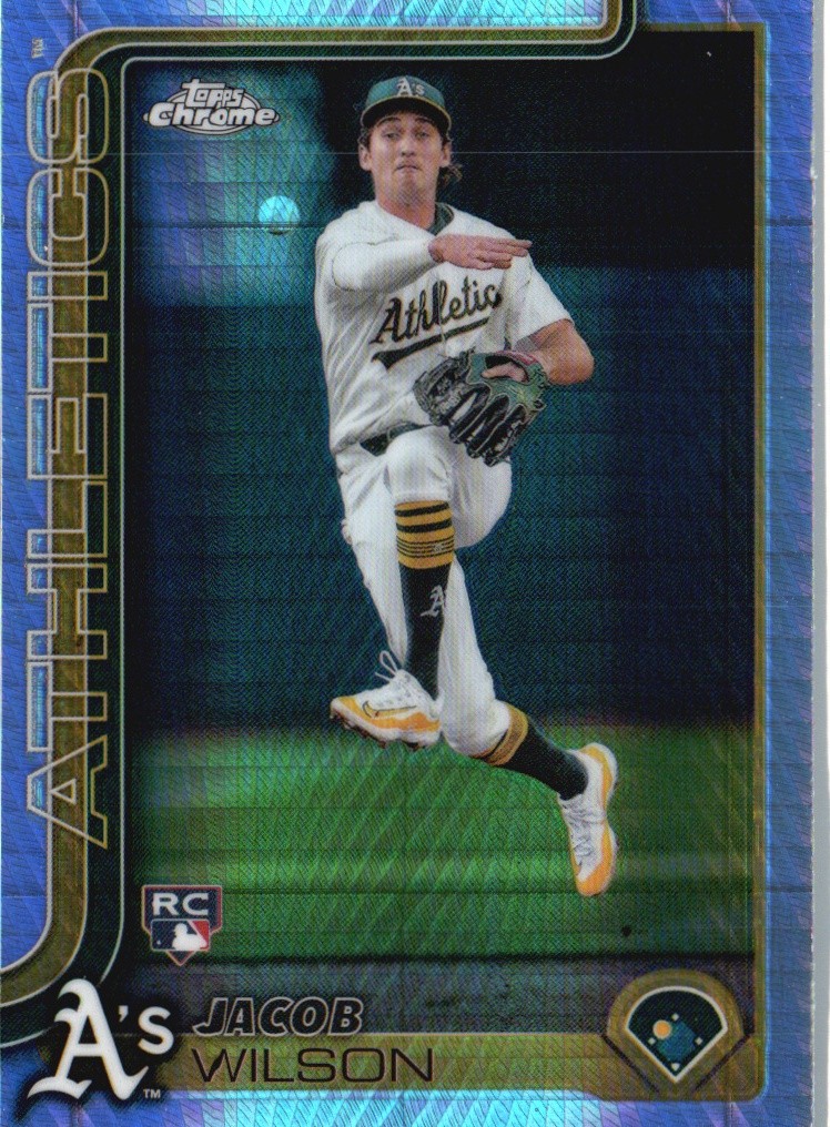 2025 Topps Chrome #96 Jacob Wilson Prism Refractors