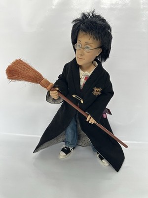 Harry Potter Puppe von Gotz 20'' Zoll Puppe mit Besenstiel ohne Karton Kostenloser Versand UK
