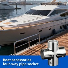 316 Stainless Steel Cross Four-Way Connector Cross Four-Way Joint Compact Shape