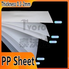 Polypropylene Plastic Sheet Thickness 0.3 2mm Translucent Plastic Sheet Frosted