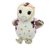 Wildlife Artists' Camo Wild 6.5" Plush Barn Owl (Realtree AP Pink) #RAPP-1760OBN