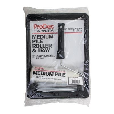 ProDec 9'' x 1,75'' Mittelflor Polyester Rolle, Rahmen & Tablett (12er Pack)