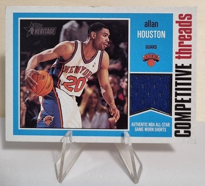 2001-02 Topps Heritage Competitive Threads #1 Allan Houston Game Worn Shorts