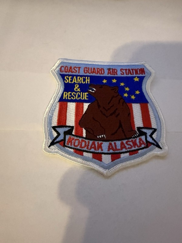 UNITED STATES COAST GUARD KODIAK ALASKA AIR STATION SEARCH & RESCUE PATCH