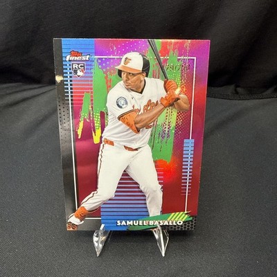 2026 Topps Finest Samuel Basallo RC Common Pink Refractor 47/250