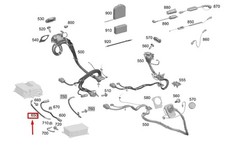 MERCEDES-BENZ EQB X243 Equipot. Bonding Line A0005408309 NEW GENUINE