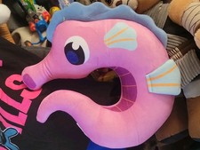 Seahorse Shaped Neck Travel Pillow For Kids Ages 5 Soft