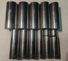 11 Piece Craftsman G's USA 1/2” Socket Set SAE 12 Pt Deep Very Good Condition.