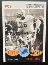 2006 Topps Flashbacks #FL-6 Alou Creekmur Detroit Lions NM-MT