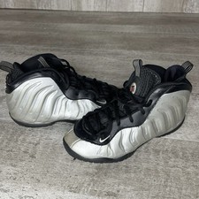 Nike Air Foamposite One Chrome Silver Black GS 3Y Youth Sneakers CN5268-001