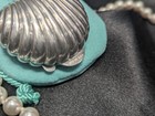 Tiffany & Co. Sterling Silver Scallop Shell Shaped Hinged Pill Trinket Box — photo 3