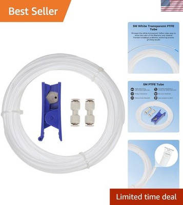 Versatile 5M PTFE Tube 2.5mm ID for 3D Printers - Includes Essential Accessories