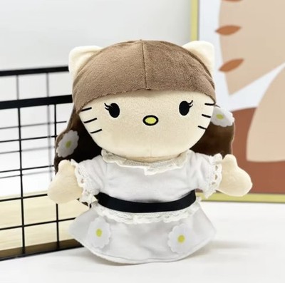 Hello Kitty as Lana Del Rey Plush Doll Singer Figure Collectable Gift Viral 23Cm