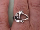 Vintage Native American/ Southwest Sterling Silver KOKOPELLI  Ring Stamp SZ 5.5