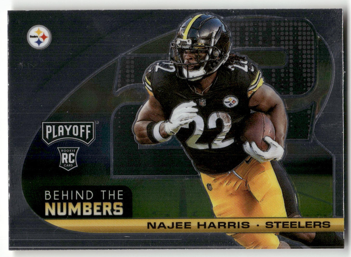 Najee Harris 2021 Panini Playoff #BTN-NHA Behind the Numbers