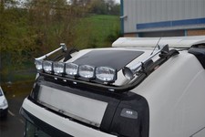 Luce Tettuccio Barra + LED per Volvo FH4 13-21 Globetrotter XL Cabina Nero Inox