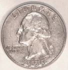 1959-D Washington Silver Quarter - Extra Fine - #3533EA