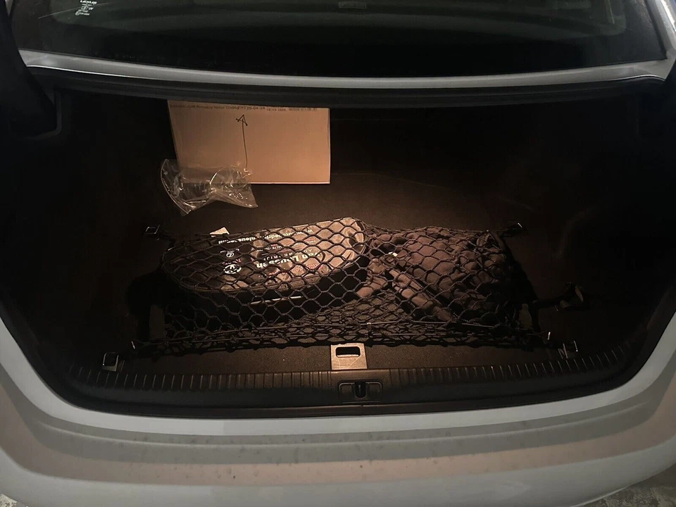 Rede de carga de malha organizadora estilo piso tronco traseiro para LEXUS RC350 e RC F 15-22 - Imagem 4 de 4