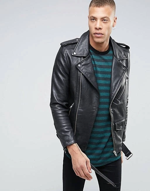 Selected homme top biker jacket