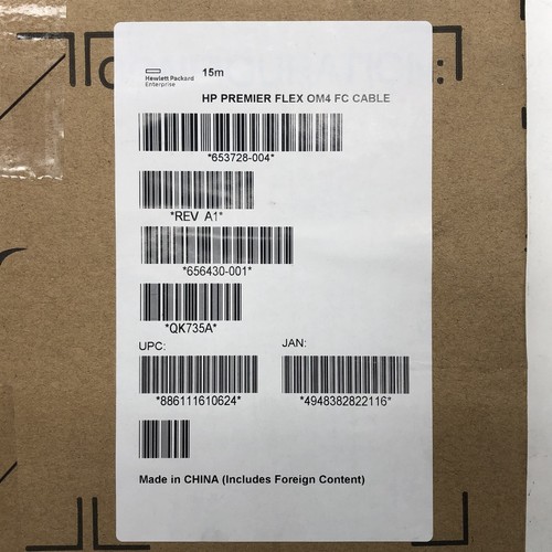 HP Premier Flex OM4 FC Cable LC to LC 2*5M 2*15M 653728-003 653728-004 New Lot 4 - Picture 3 of 4
