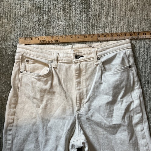 Rag & Bone Nina High-Rise Cigarette Ankle Jeans Ecru - Picture 4 of 7