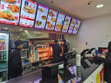 43" Digital  Menu board Menu screen advertising indoor LCD HD UK CMS PHONE APP