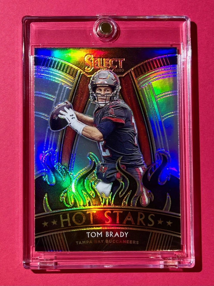 Tom Brady RARE SILVER REFRACTOR PANINI SELECT PRIZM HOT STARS SP INSERT - MINT! - Image 4 of 4