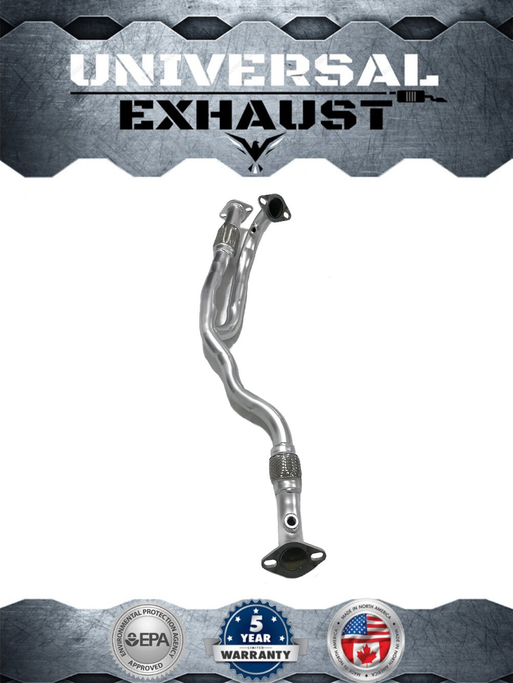 Tuyau Flexible En Y En Acier Inoxydable Compatible Avec Buick Enclave 2009-2017, Chevrolet Traverse, GMC Acadia, Saturn Outlook 3.6L V6 DirectFit Kit De Réparation D'échappement Avec Joint - Foto 2