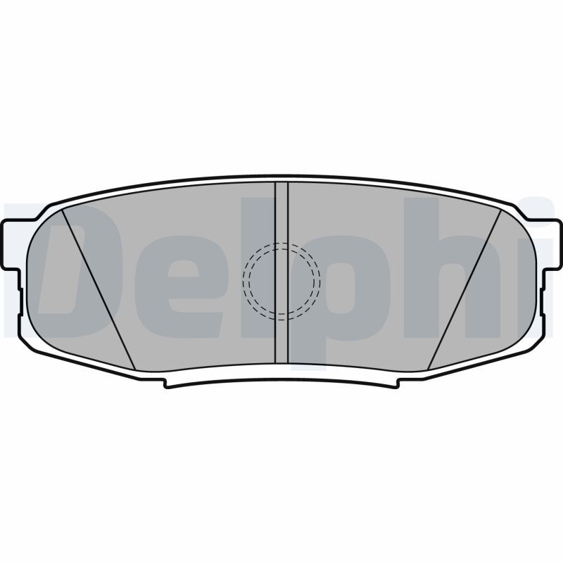 Kit freinage DELPHI LP2154 haute performance pour Land Cruiser 200