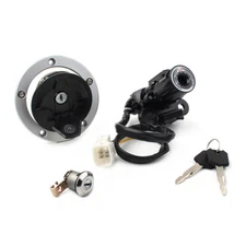 Ignition Switch Gas Cap Seat Lock Set & 2x Master Keys For Kawasaki NINJA ZX-6R