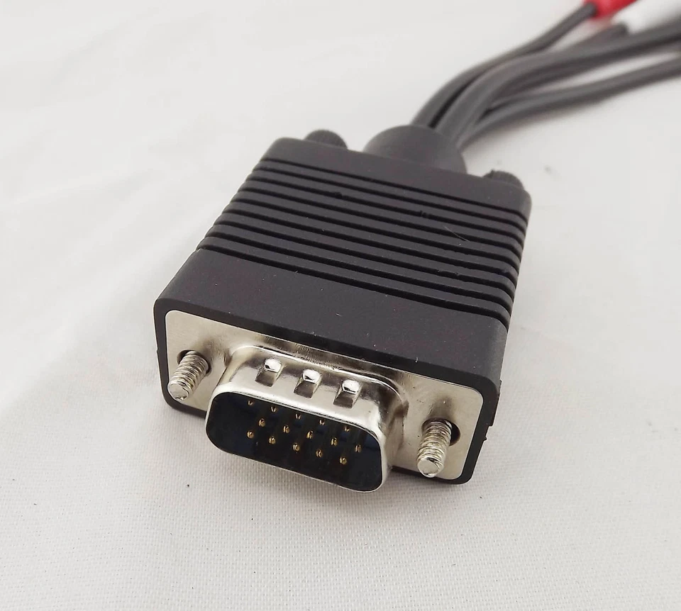 1pc PC VGA SVGA to S-Video 3 RCA Composite HD AV TV Out Converter Adapter Cable - Image 3 of 4