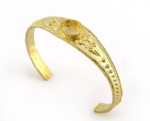 Brass Bracelet - Oval