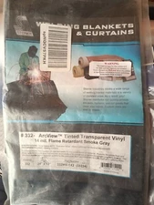 Steiner 332- 24 X 12 ArcView Tinted Transparent Vinyl Welding Blanket & Curtain