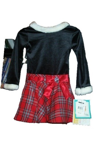 Dollie & Me Matching Christmas Dress Size 6 Red Dress Fits 18" Doll NWT |  eBay