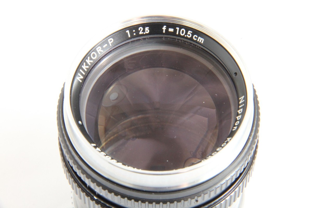 Exc++ Nippon Kogaku Nikon NIKKOR-P 10.5cm F2.5 f/2.5 Lens for