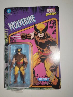 Marvel Legends 3.75'' Retro Collection Wolverine Toy Comic Action Figure