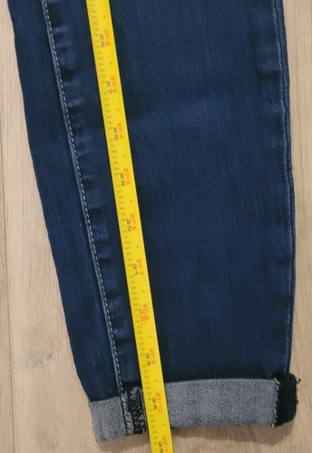 RAW 7 ORIGINAL JUNIOR GRÖSSE 7 DAMEN VORGEWASCHEN VORGEWASCHT BEQUEM DENIM BLAU JEANS - Bild 5 von 18