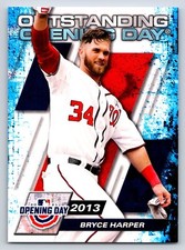 2021 Topps Opening Day #OOD-4 Bryce Harper Outstanding Opening Day