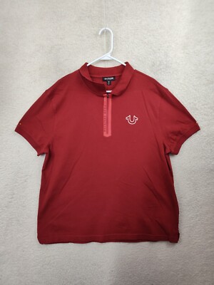 True Religion Polo Shirts True Religion Polo Shirt Mens XL Red