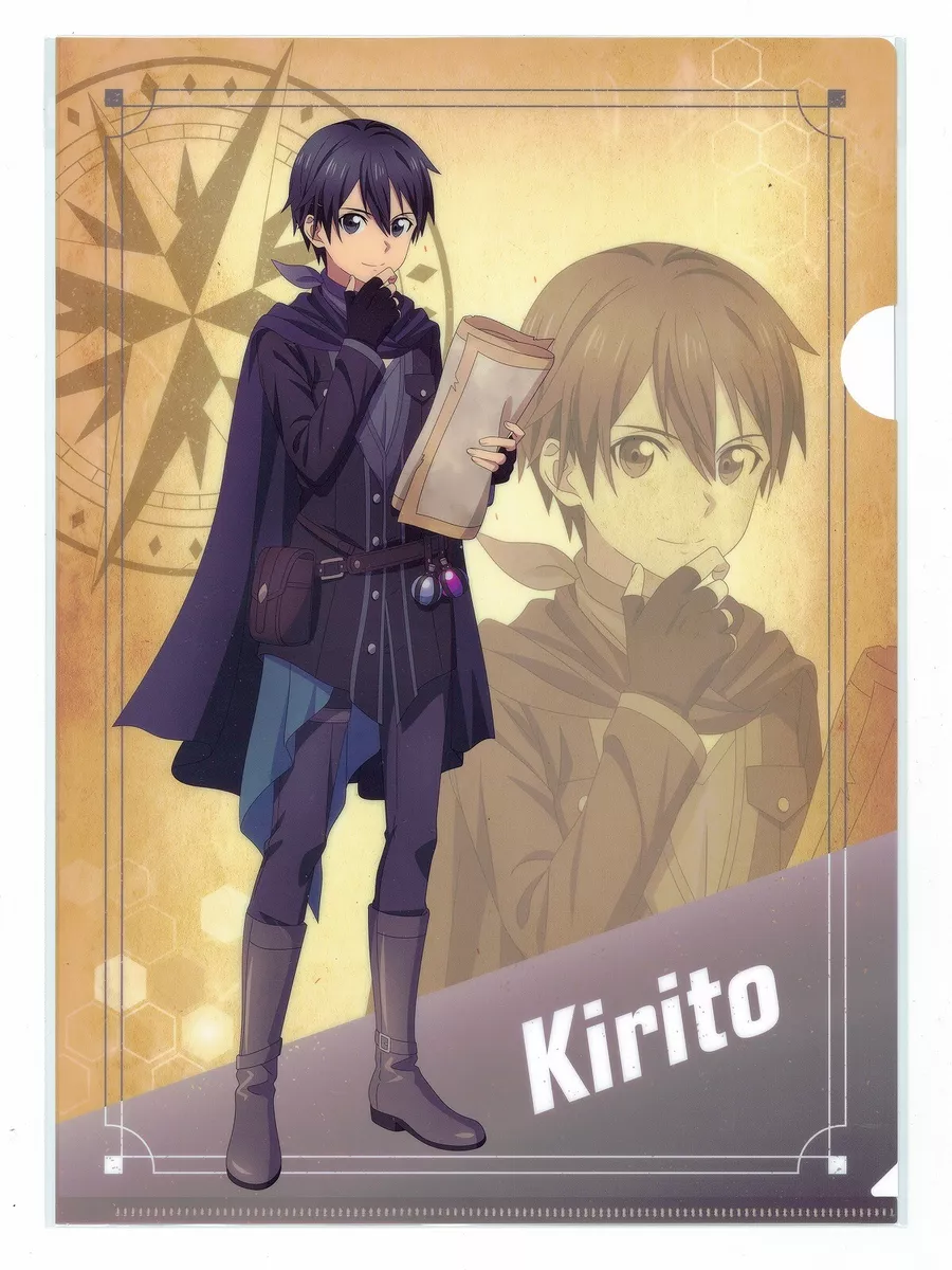 Sword Art Online:Progressive-Scherzo of Deep Night Official File  Folder-Kirito