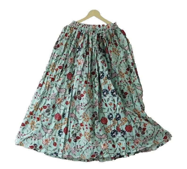 Handmade Flare Floral Skirts for Women