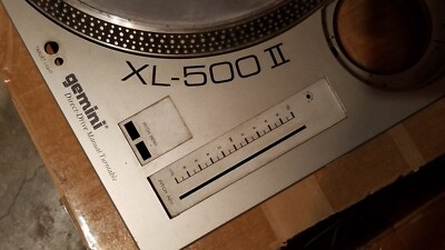 Gemini XL-500 II Direct Drive Manual Turntable - TURNTABLE