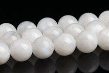 7-8MM Genuine Natural Rainbow Moonstone Beads Grade A Round Loose Beads 15"