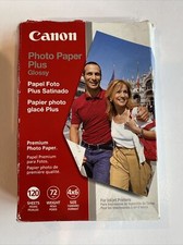 Canon Photo Paper Plus Glossy 72 LB Weight 4x6 52 Sheets  Samples
