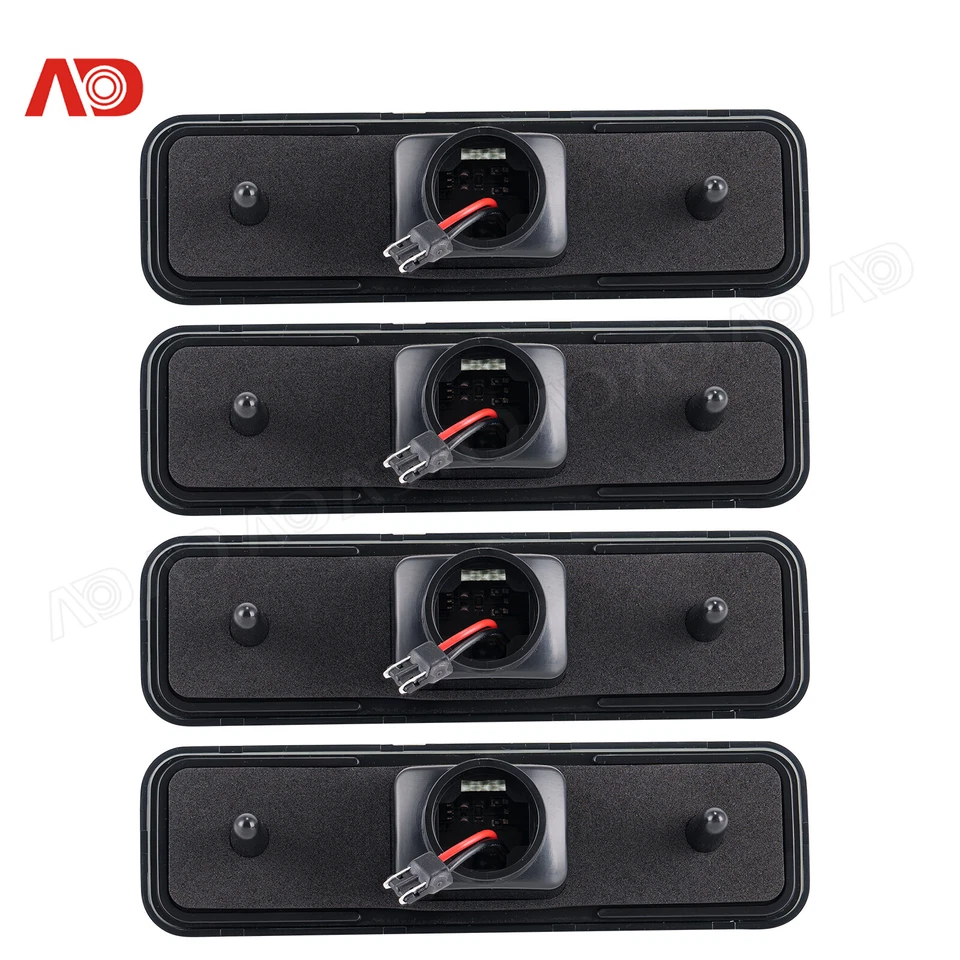 Luz marcadora LED delantera y trasera de humo para plumero Plymouth 72-76 Valiant Volare Foto 4 de 4