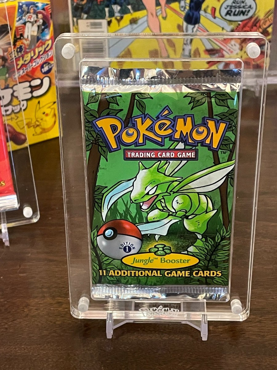 1999 Pokemon Jungle First Edition Booster Pack with Acrylic Case