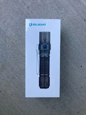 OLIGHT Warrior 3S Titanium Black Stone Wash Rechargeable Tactical Flashlight
