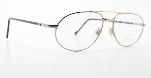 RODENSTOCK Brille R2498 B RSG 145 54-15 145 Gold Silbergrau 1990s Germany +Case - Picture 11 of 11