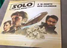 Star Wars Solo Wall Calendar Story 2019 Solo 16 Month